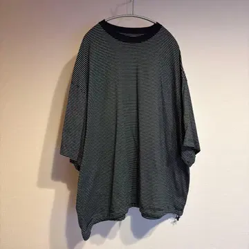 is-ness 벌룬 보더 반팔 티