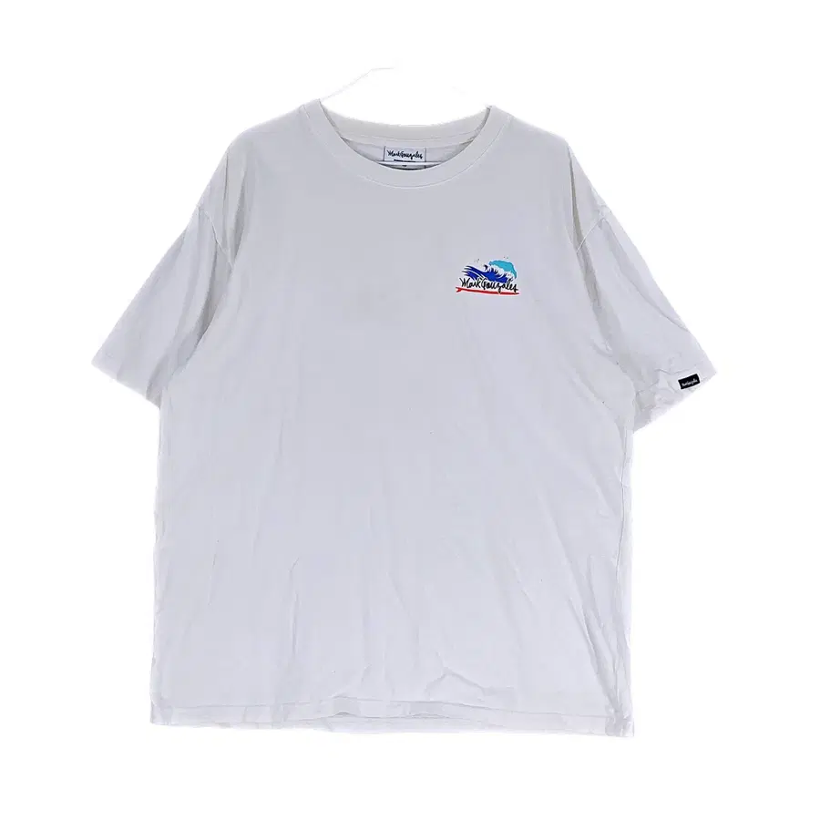 마크곤잘레스 남성 스트릿한 오버핏 반팔티 105 화이트 00758