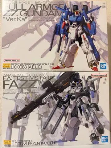 MG FAZZ Ver.Ka 풀아머 ZZ Ver.Ka 2종 세트 미조립