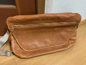 carcru 가죽 숄더백 브라운