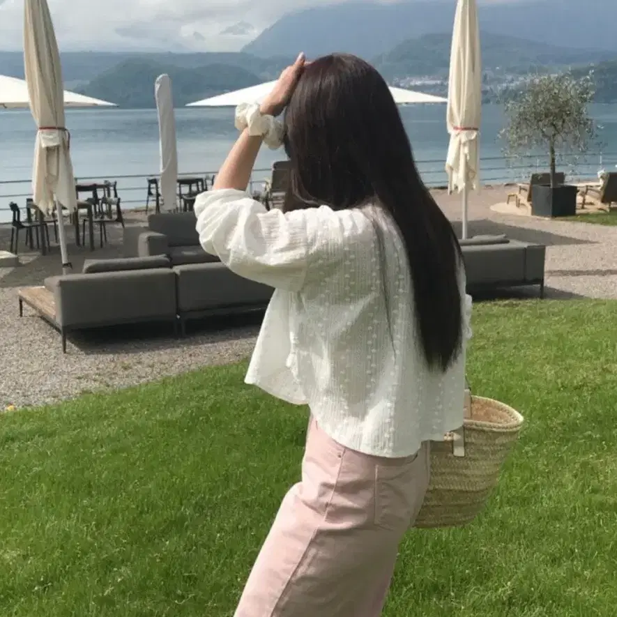 (이사준비/옷장정리) 아카이브제이투유 다잉 핑크 데님 팬츠 s사이즈 미착용 새상품