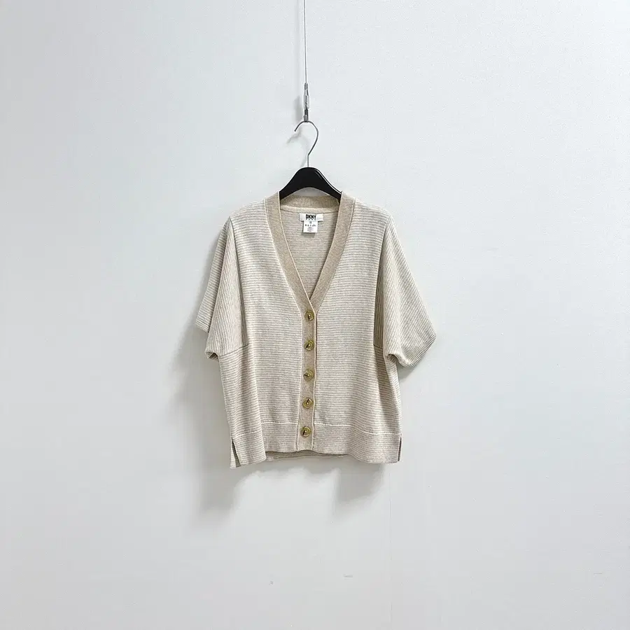 퓨어 DKNY 린넨 블렌디드 가디건