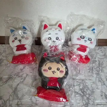 치이카와 (먼작귀) 모구모구 본점 후시미 이나리 봉제 인형 4종 세트