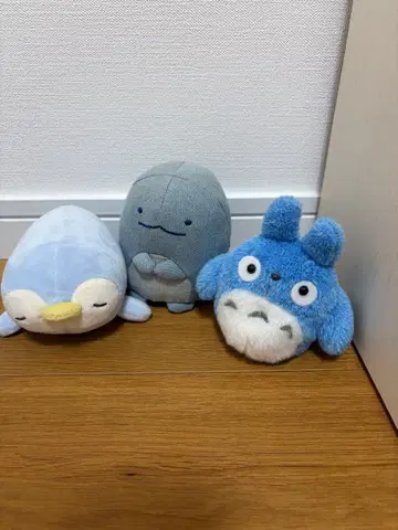 스미코구라시 토카게 데님 봉제 인형 펭귄 토토로