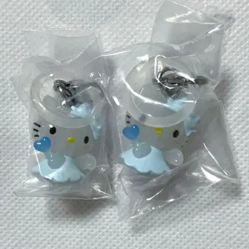 천사 키티 메지루시 액세서리 2개 세트