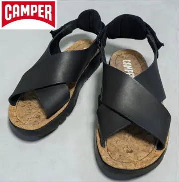 완판템 CAMPER Oruga 크로스 스트랩 샌들 23.5cm