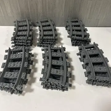 레고 (LEGO) 정품 기차 곡선 레일 선로 30개 세트 묶음 판매