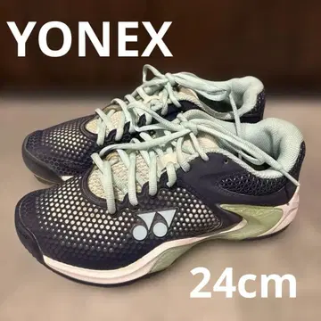 YONEX 테니스화 네이비 요넥스 24cm 파워크션