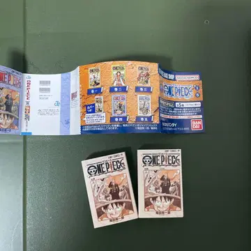 ONE PIECE base 한정판 미니어처 코믹 가챠 2개 세트