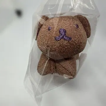 미피 간식당 스너피 크레이프 원단 키체인