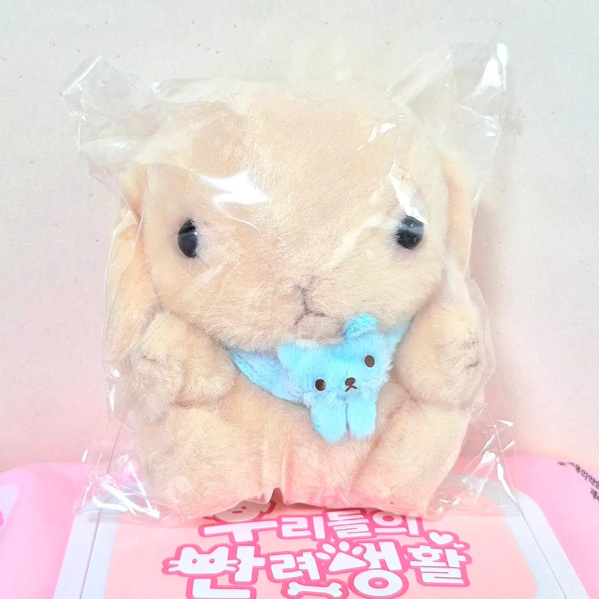 어뮤즈 아뮤즈 포테우사 연 베이지 하늘 목도리 롯삐 롯피 인형 키링