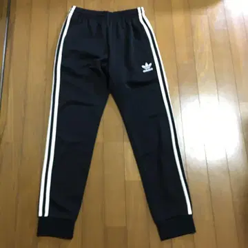 아디다스 오리지널 트랙 팬츠 저지 블랙 여성용 S