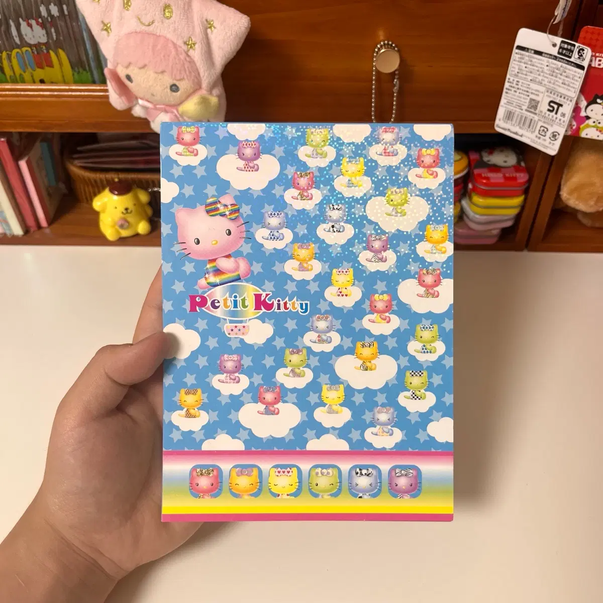 고전키티 petit키티 쁘띠키티 무지개키티 A5 키티메모지