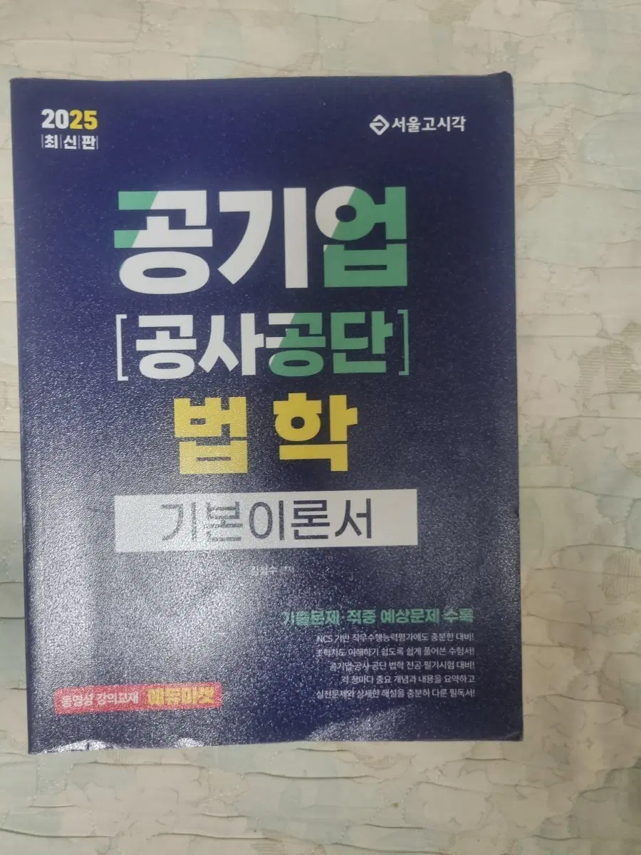2025 서울고시각 공기업 공사공단 법학 기본이론서, 김철수