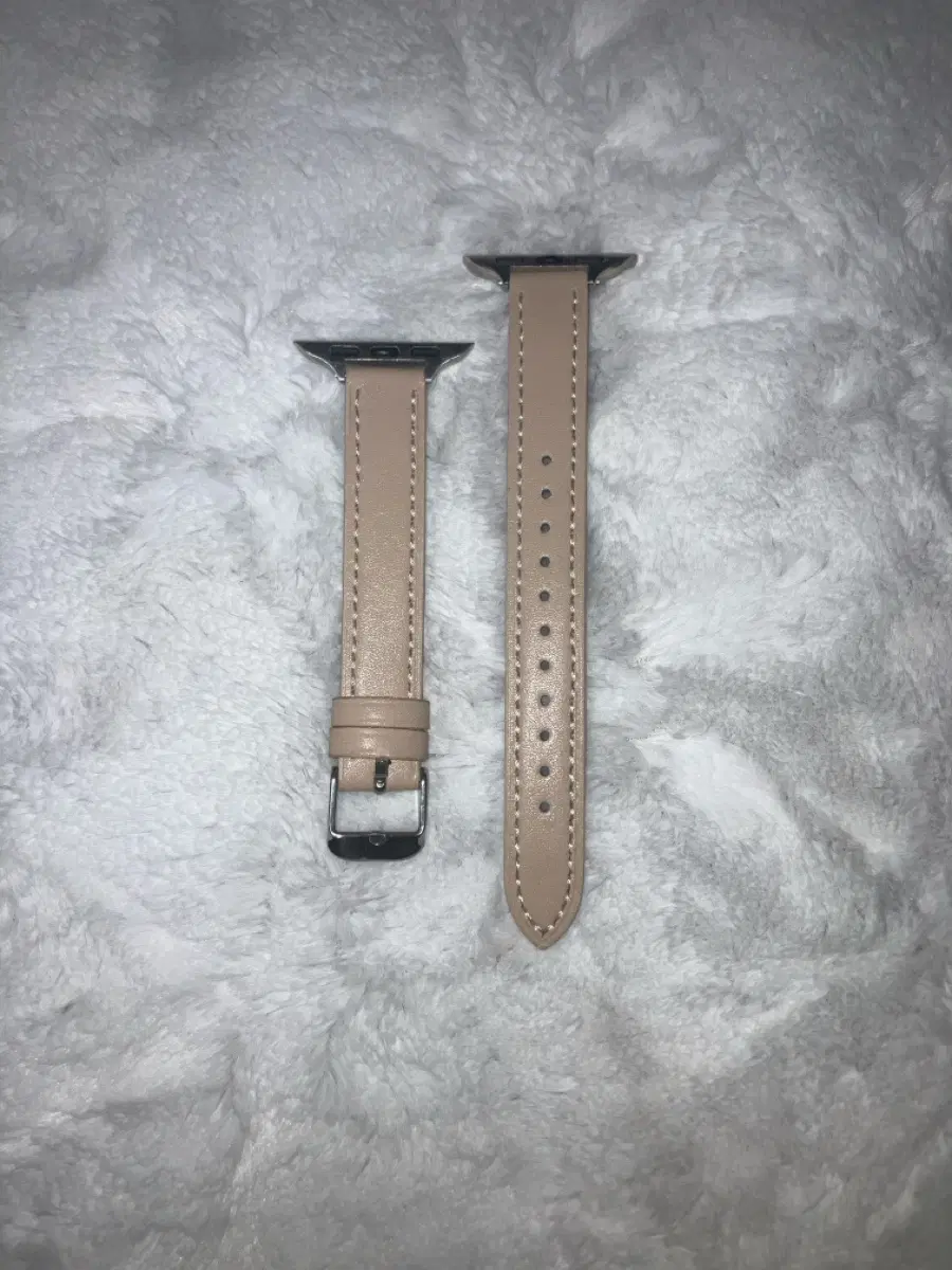 애플워치(38/40mm) 가죽 스트랩 베이지