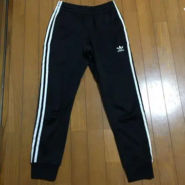 아디다스 오리지널 트랙 팬츠 저지 블랙 여성용 S