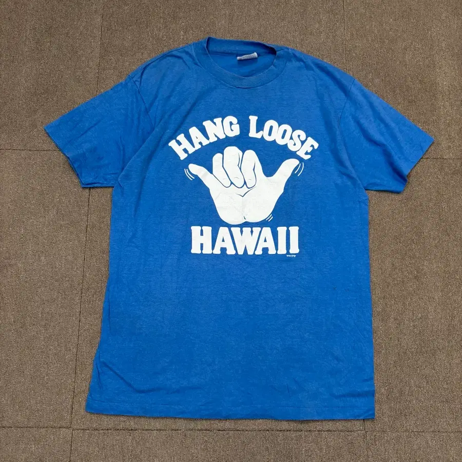 90s hanes Hang Loose Hawaii 빈티지 티셔츠