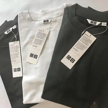 [ 새상품 ] 3장 세트 UNIQLO 오버 사이즈 T셔츠 (A)