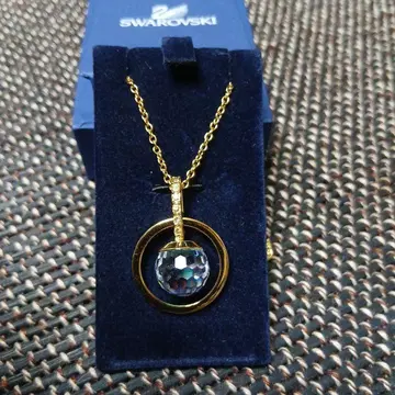 SWAROVSKI 목걸이 골드 컬러 크리스탈