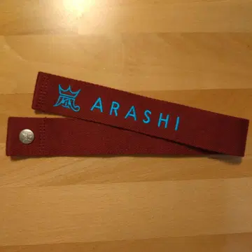 ARASHI BEAMS 러기지 마크 빨간색