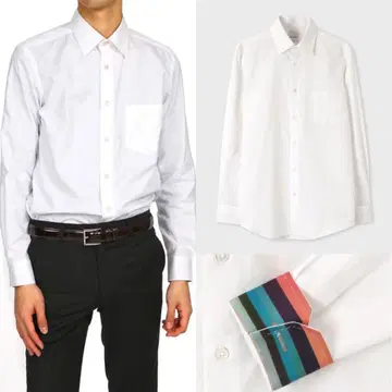 Paul Smith 섀도우 체크 드레스 셔츠