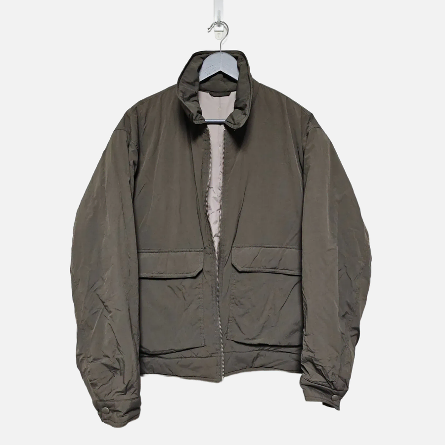 에잇세컨즈 남성 밤색 하이넥 숏패딩 점퍼 (XL)