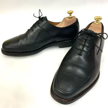 새상품급 스코치 그레인 엑제 천연 가죽 스퀘어토 U칩형 25.5cm