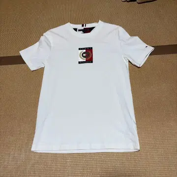TOMMY HILFIGER T셔츠 반팔 화이트