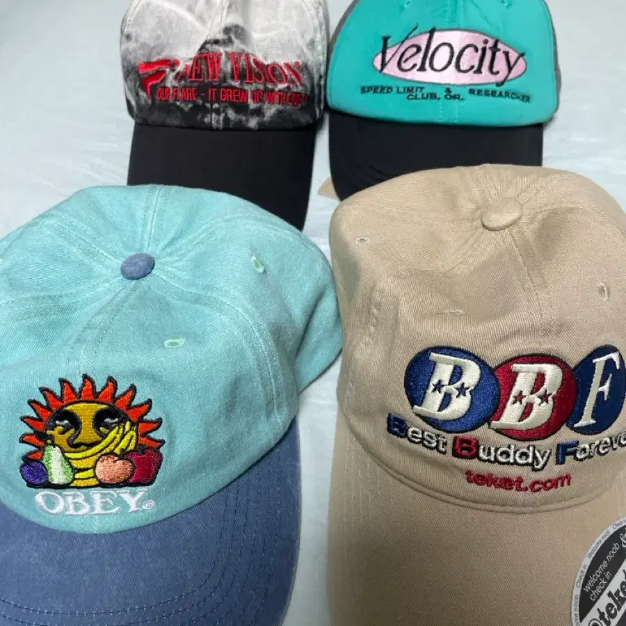 OBEY,ETCE, 테켓 모자 4개