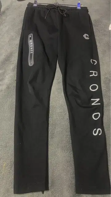 CRONOS 조거 팬츠 블랙 남성용