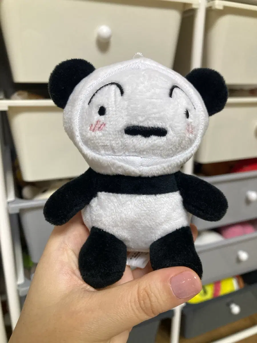 판다 흰둥이 인형 짱구