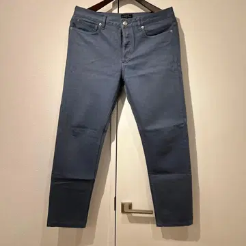 APC 데님 컬러 청바지 블루