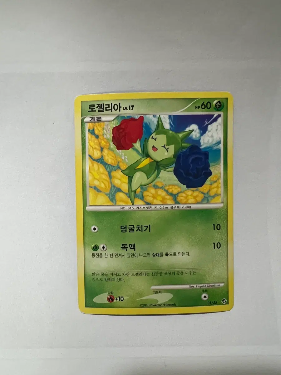 포켓몬카드 고대카드 로젤리아