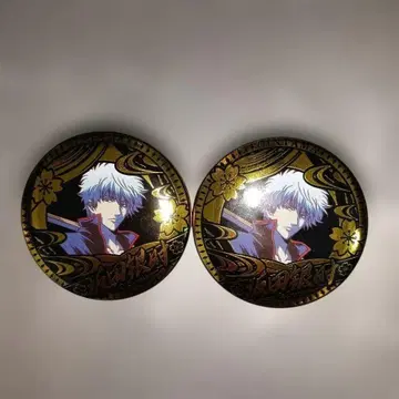 사카타 긴토키 캔뱃지 2개 세트 은혼