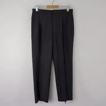 90s 빈티지 울 투 턱 슬랙스 네이비 W82 M