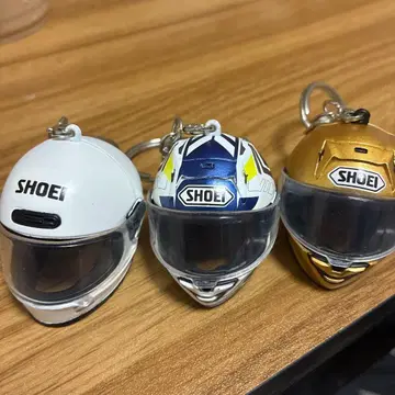 SHOEI 헬멧 키링 컬렉션 3개 세트 (시크릿 포함)