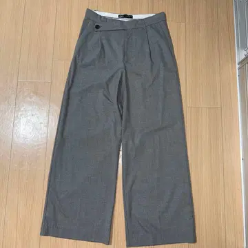 ZARA 여성용 와이드 팬츠 그레이 S 사이즈