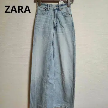ZARA 자라 하이웨스트 와이드 레그 데님 팬츠 청바지 3