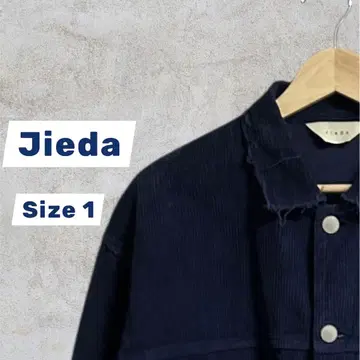 JieDa 18AW 코듀로이 숏 자켓 네이비 1