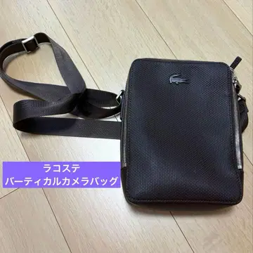 LACOSTE 숄더백 다크 브라운