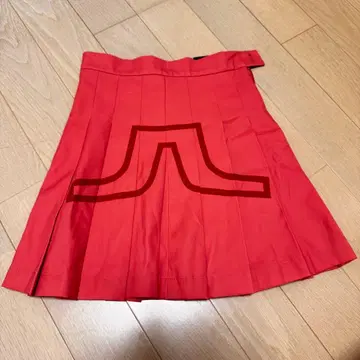 J.LINDEBERG 여성용 골프 스커트 핑크