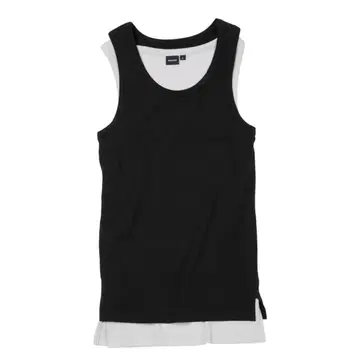aakam 탱크탑 아캄 레이어드 탱크탑 (Black)