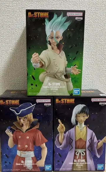 [미개봉] Dr.STONE 닥터스톤 피규어 조형의 과학 3종 세트