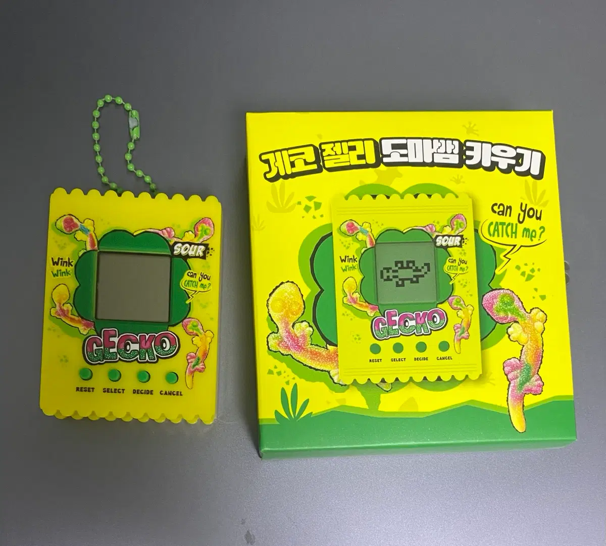츄팝춥스 게코 젤리 도마뱀 키우기 게임기