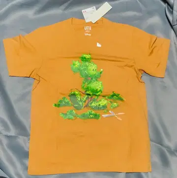 새상품 2장 UNIQLO Disney Mickey 포켓몬 T셔츠 L