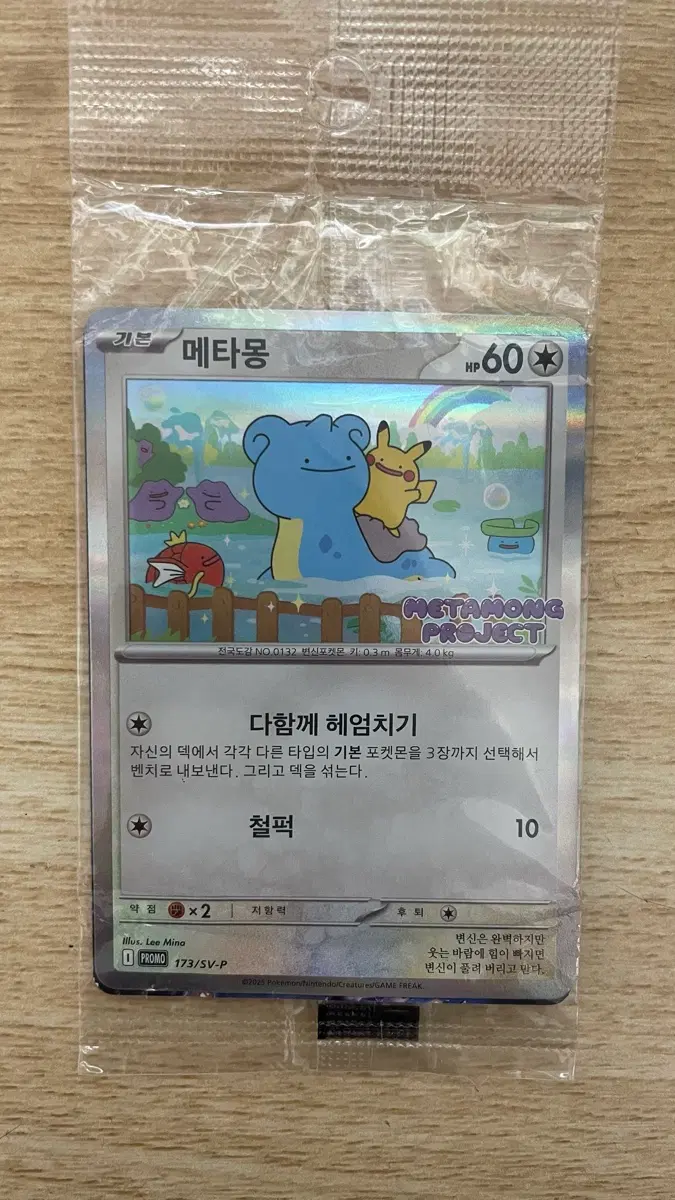 잠실 포켓몬 메타몽 카드