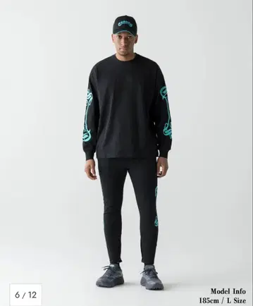 CRONOS 스키니 팬츠 & 티 셋업