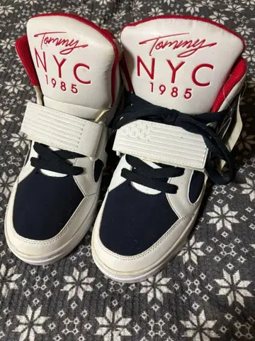 Tommy NYC 1985 하이컷 스니커즈 US10 28cm 타미힐피거