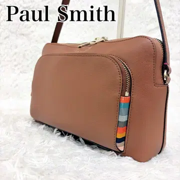 Paul Smith 가죽 숄더백 크로스바디 카메라백 2층