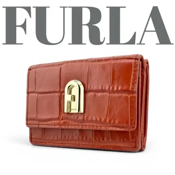 컨디션 최상 FURLA 훌라 지갑 월렛 3단 폴더형 지갑 접이식 지갑